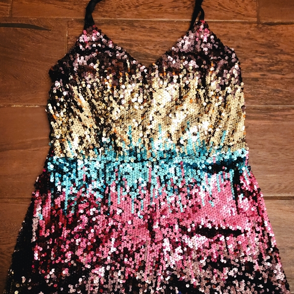 Sequin Short Romper - Picture 4 of 4